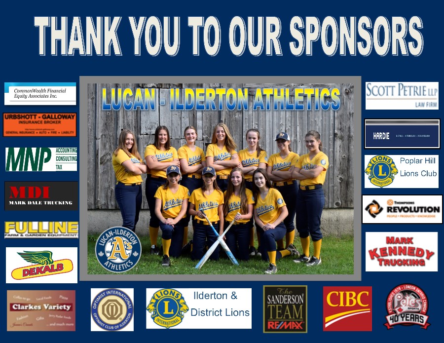 The Novice Girls would like to Thank the following organizations for all their support...